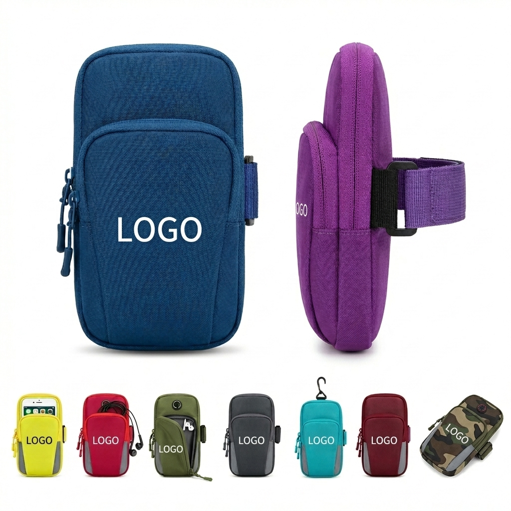 Waterproof Adjustable Armband Pouch for Phone Keys & Essentials During Sports