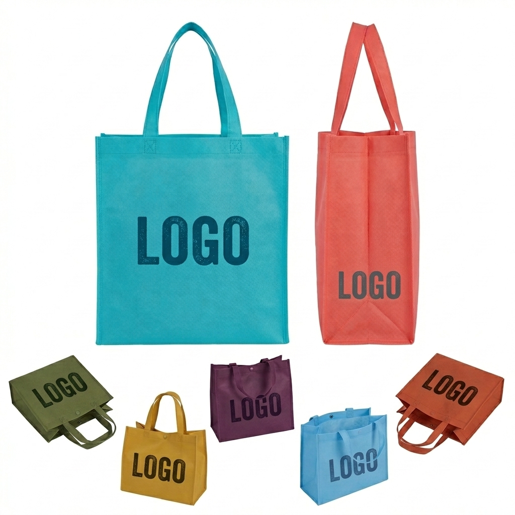Vibrant Reusable Non-Woven Promotional Tote Bag