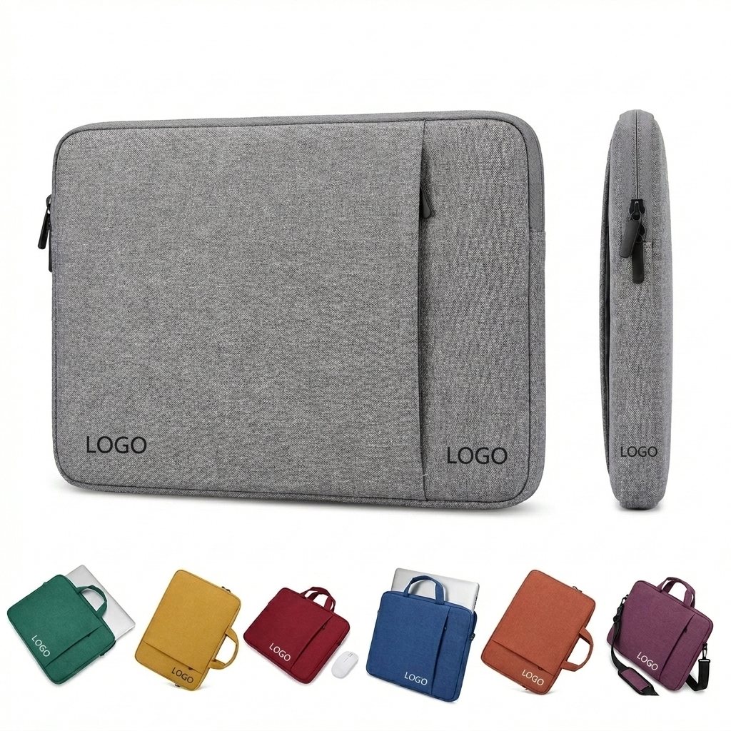 Durable Water-Resistant Laptop Sleeve with Plush Interior for Travel