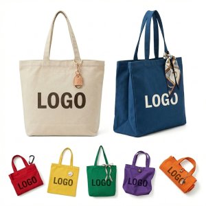 8oz Heavy-Duty Canvas Tote with 10x10" Branding Area for Trade Shows