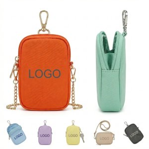 Compact Crossbody Phone Bag with Chain Strap
